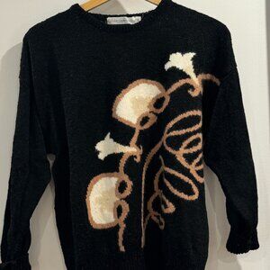 Vintage Floral Sweater